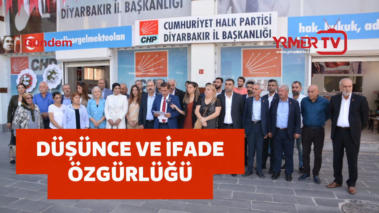 CHP Diyarbakır teşkilatından ‘sansür yasasına