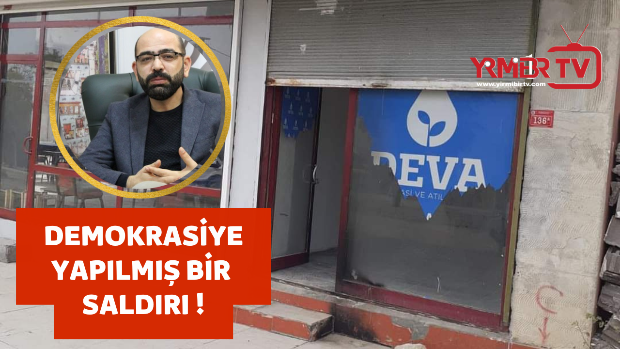 Deva Partisi Lice   ilçe binasına molotoflu saldırı ! 