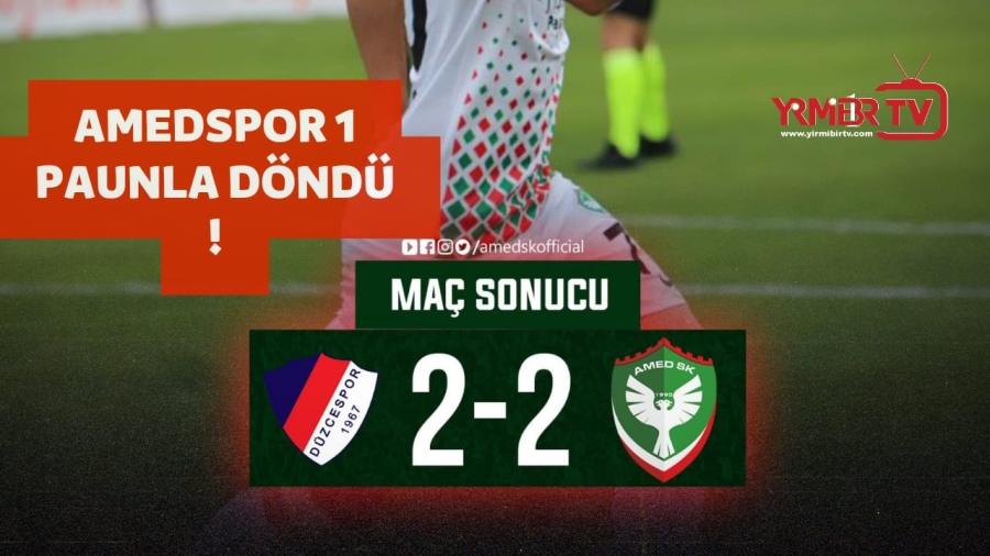 Amedspor fırsat tepti !