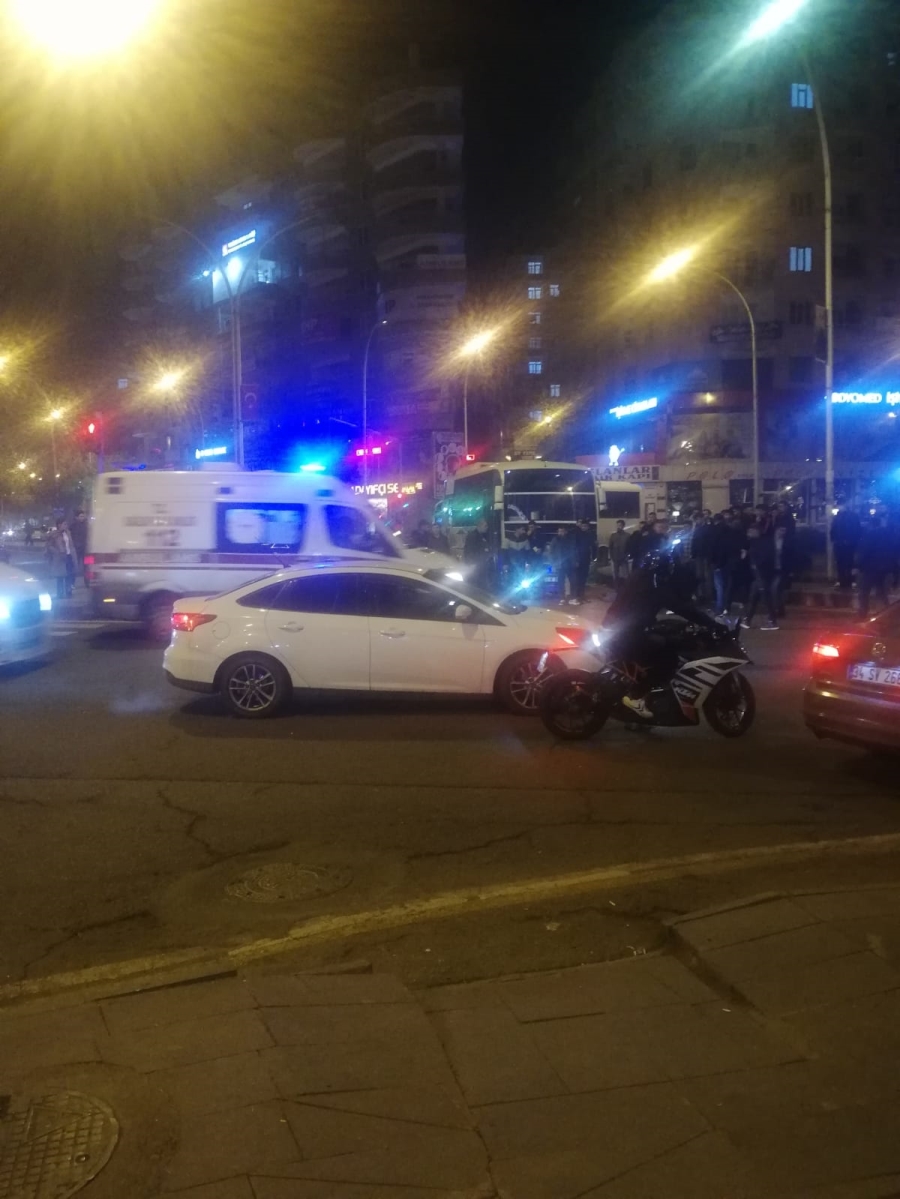 Tesisler Kavşağında bir vatandaşa otobüs çarptı !