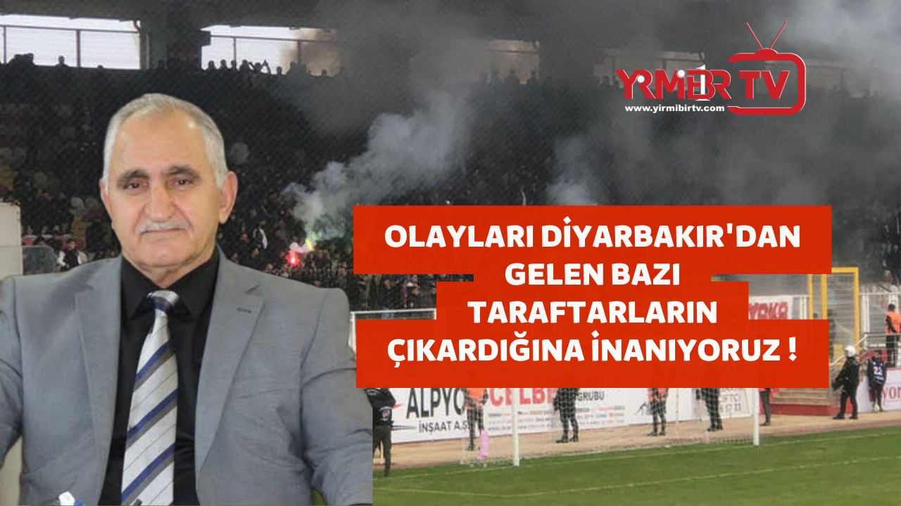 VİDEO HABER - Başkan Amedspor Taraftarını suçladı !