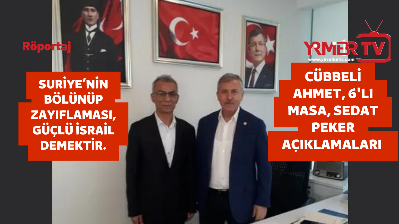 Zayıf Türkiye; Güçlü İsrail Demektir