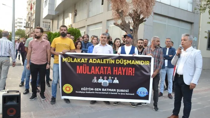 Mülakat adaletin düşmanıdır, mülakata hayır ! 