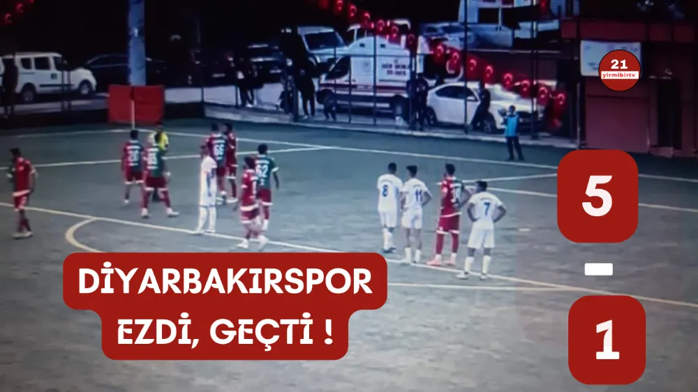 Diyarbakırspor rakibini darmaduman etti ! 
