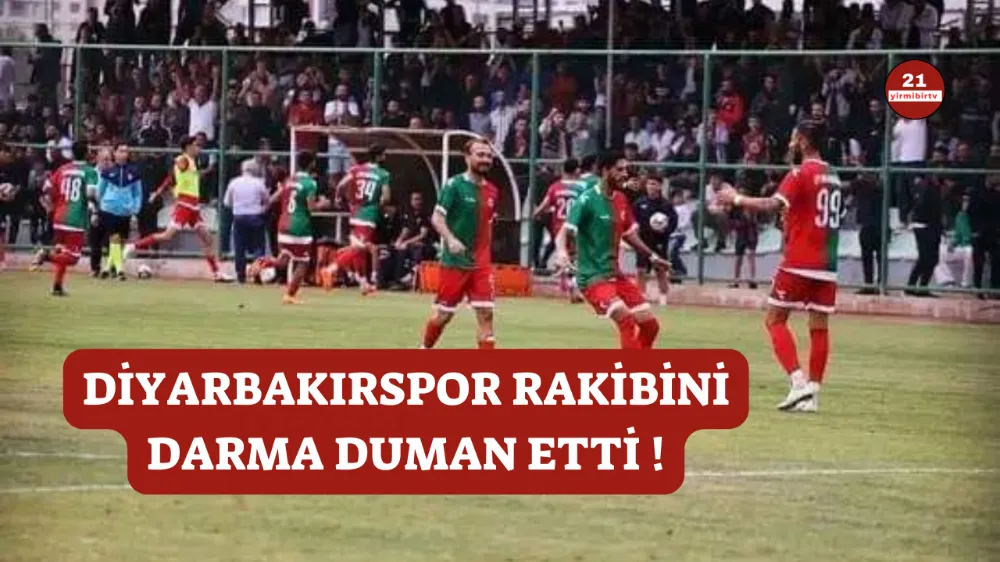 Efsane Diyarbakırspor gövde gösterisi yaptı ! 