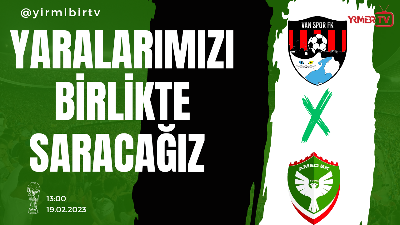 Amedspor ile Vanspor depremzedeler için sahaya çıkıyor