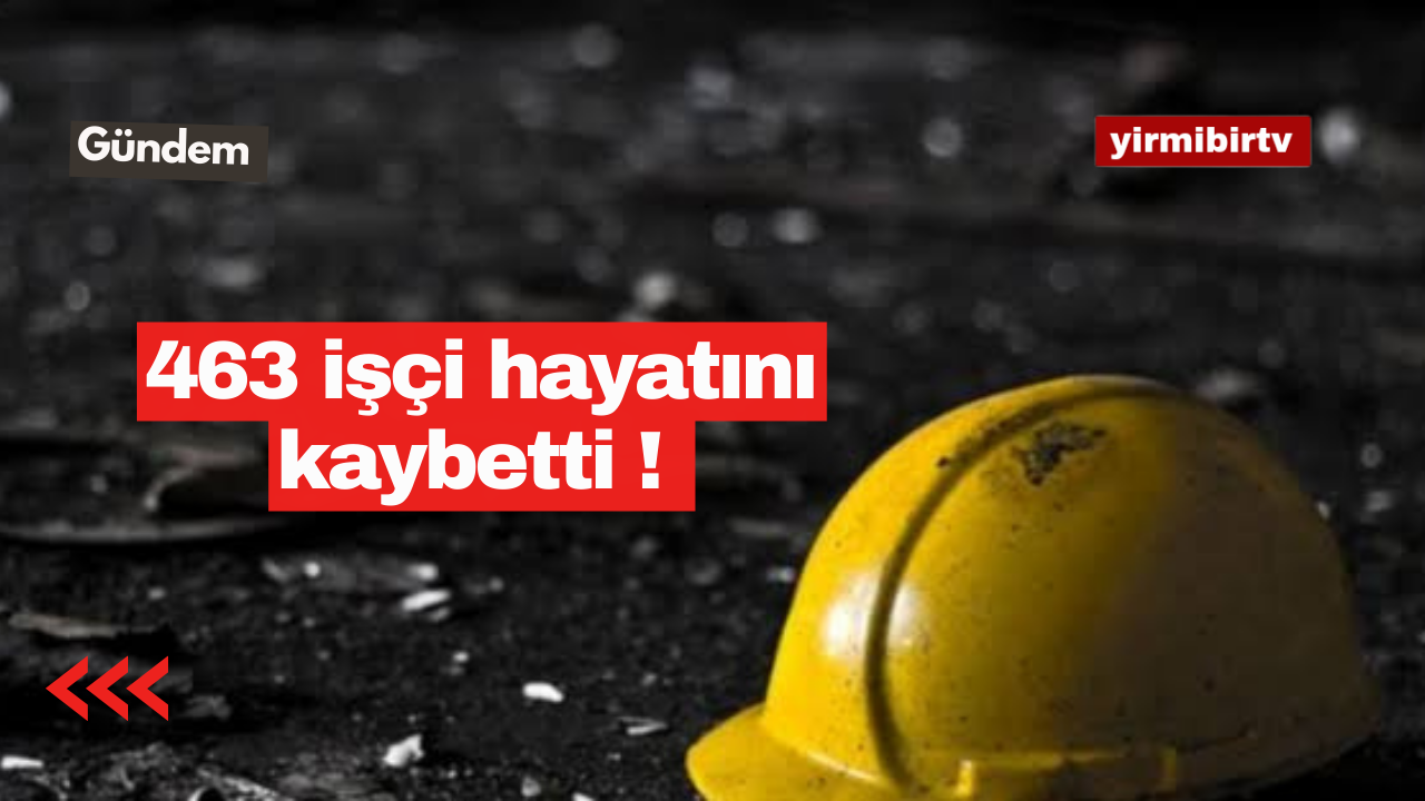İSİG: Üç ayda 463 işçi hayatını kaybetti !