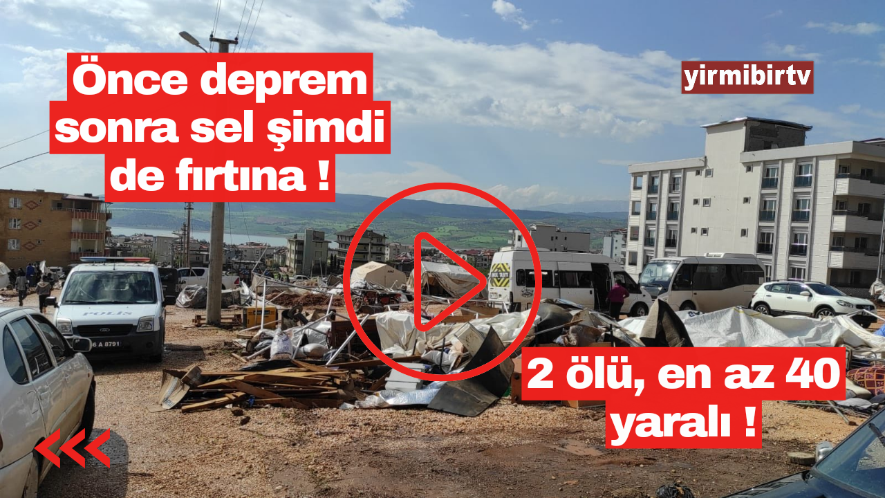 VİDEO - Fırtına Maraş