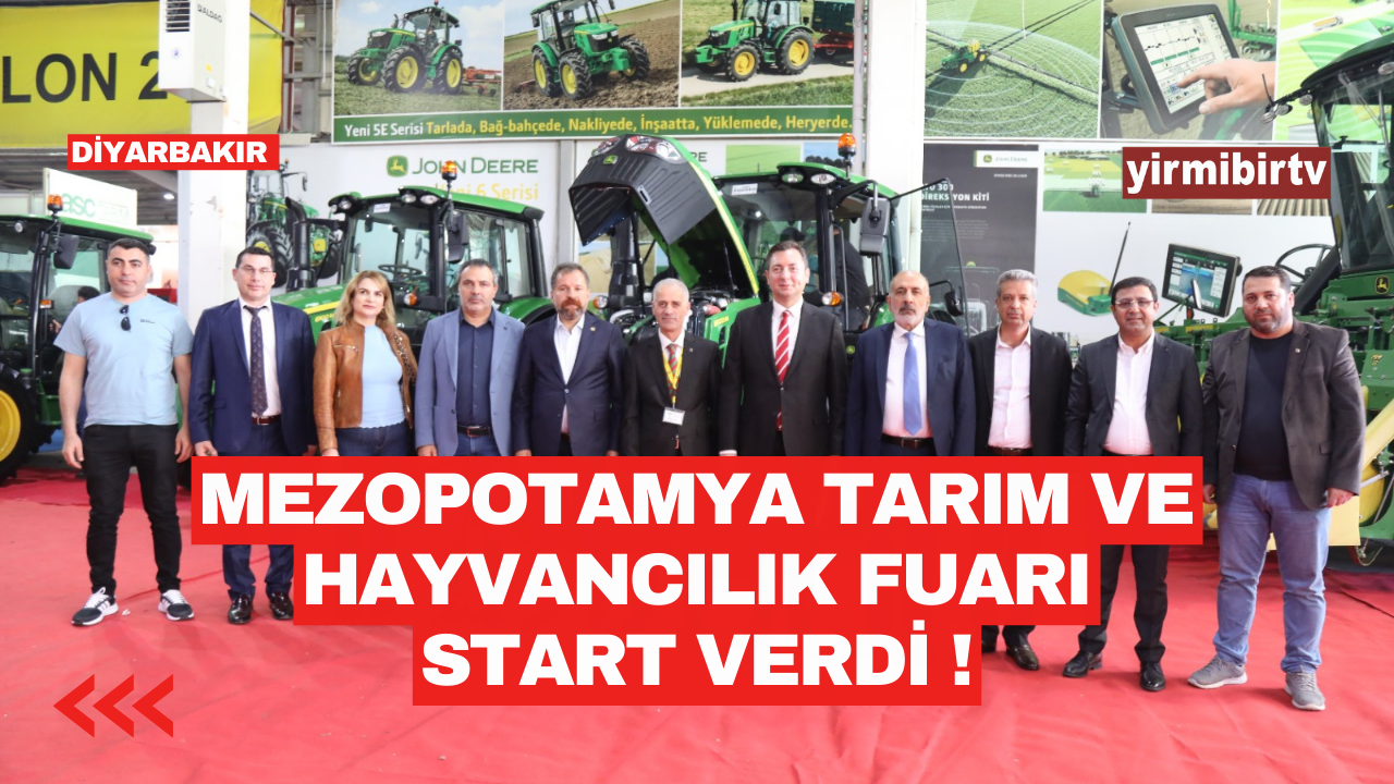 Mezopotamya Tarım ve Hayvancılık Fuarı startını verdi !