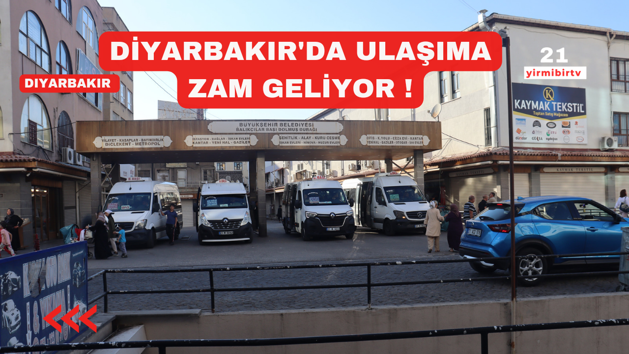 Diyarbakır’da toplu ulaşıma zam !