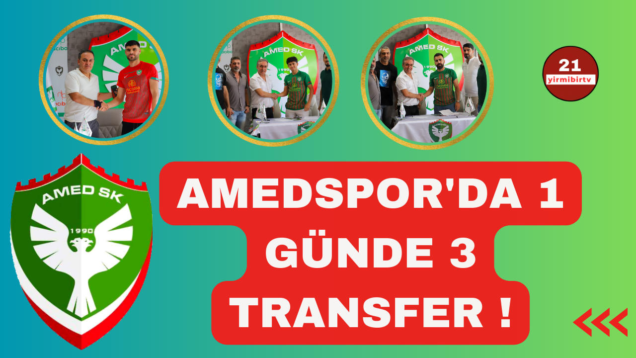 Amedspor transferde hız kesmiyor ! 
