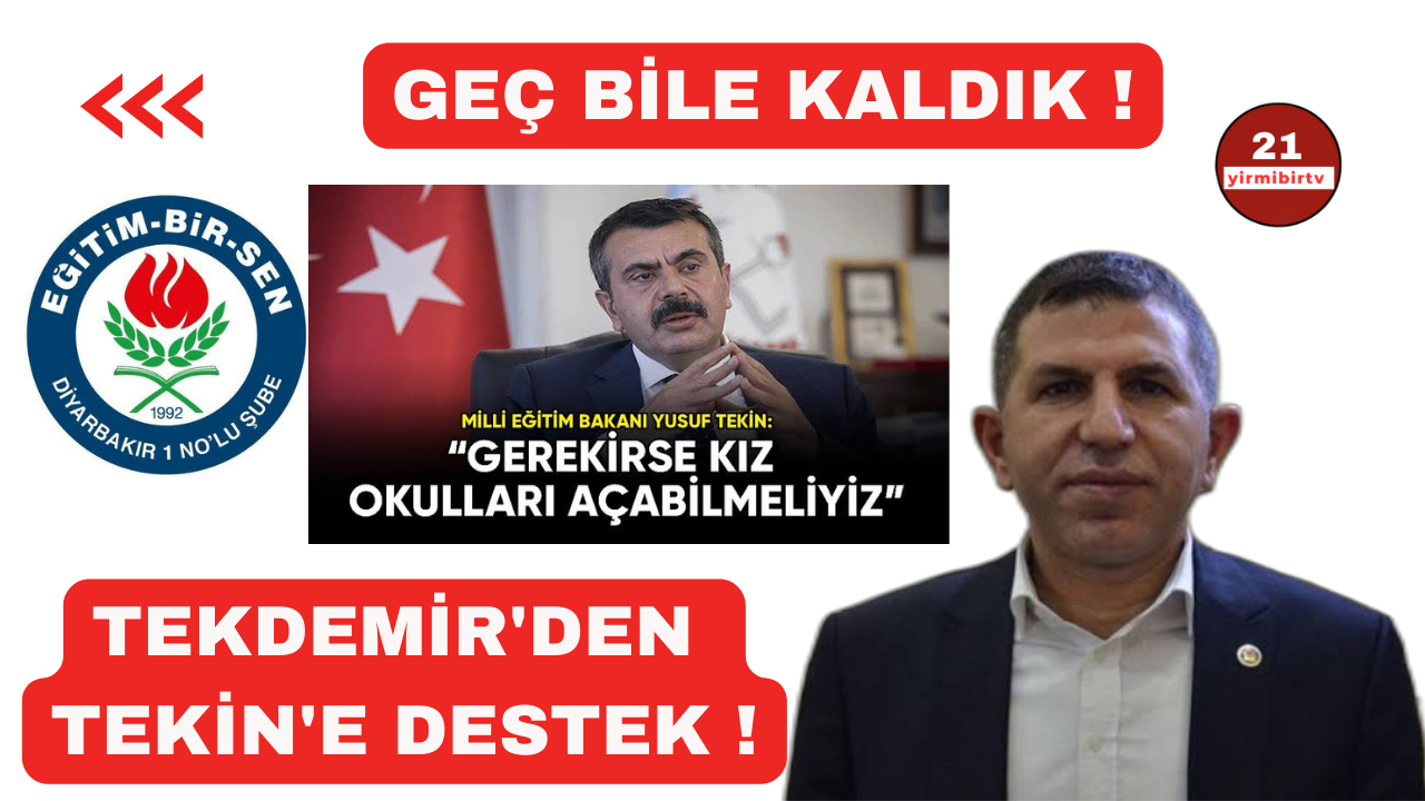 Eğitim Bir Sen Diyarbakır Şube Başkanı, “Karma eğitim dayatması endüstriyel projedir”