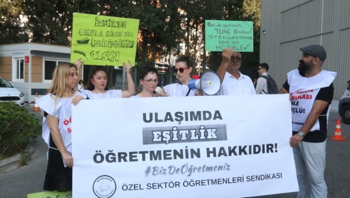 Özel sektör öğretmenleri ulaşımda indirim istiyor