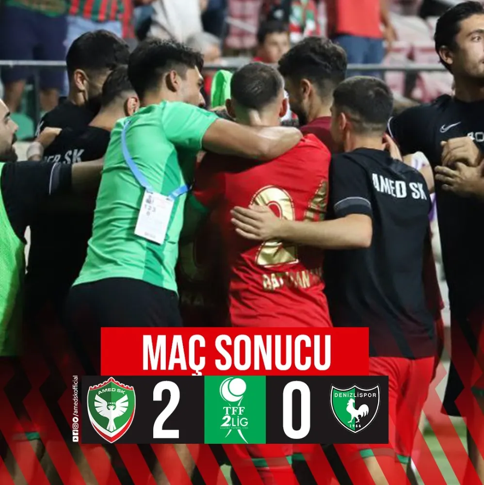 Amedspor lige galibiyetle başladı 