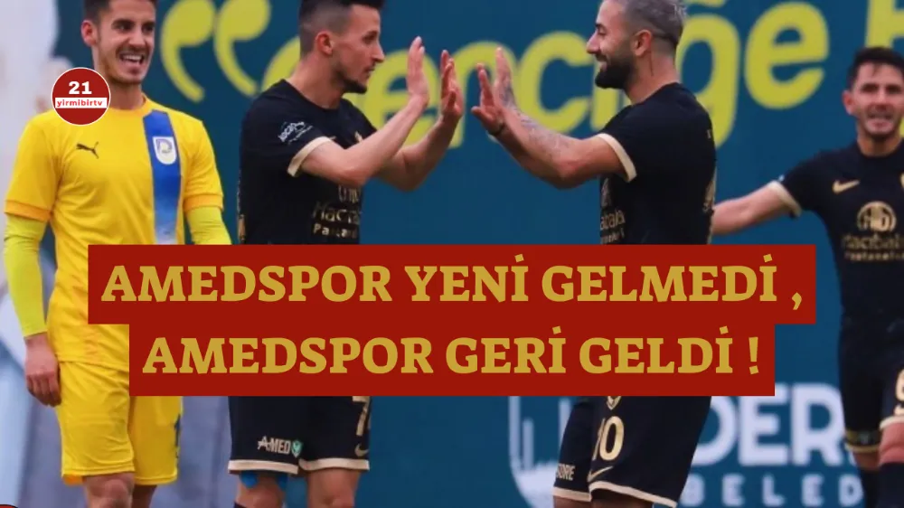 Amedspor liderliği kaptı ! 