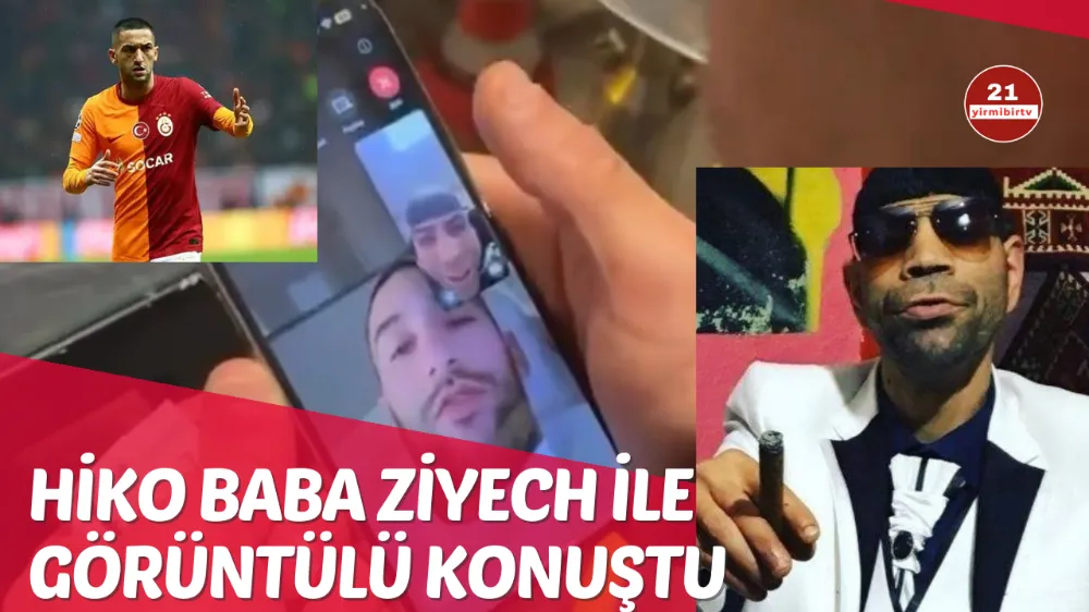 Hiko Baba Hakim Ziyech ile görüntülü konuştu 