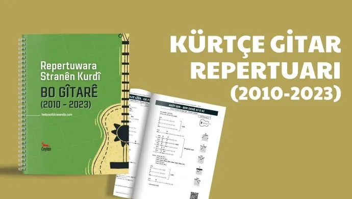 Kürt müziğinin son 13 yılından seçme eser akorları kitabı çıktı