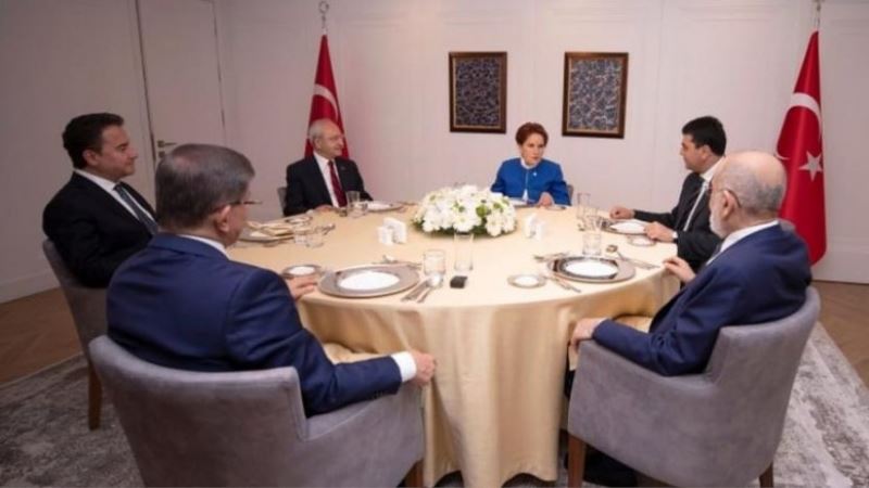 Altılı masa 6. kez görüştü