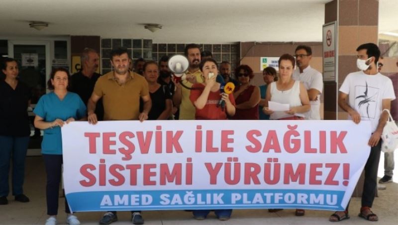 Amed Sağlık Platformu : Teşvik ile sağlık sistemi yürütülmez