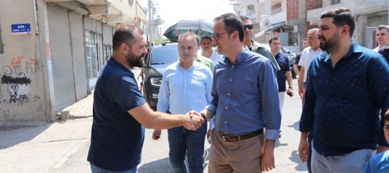 Başkan V. Karaman, Peyas’ta vatandaş ve esnaflarla buluştu