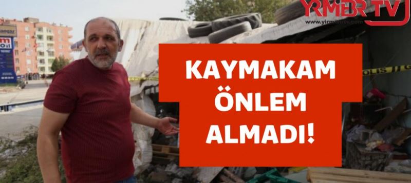 Derikte iş yeri yıkılan bir vatandaş: Artık Sabrımız Kalmadı 