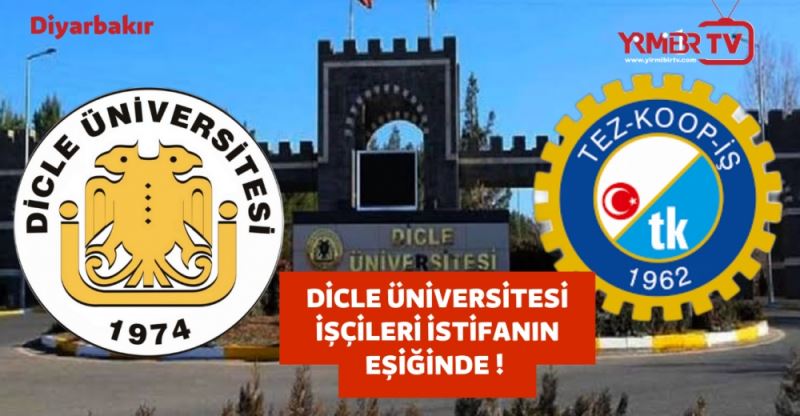 Dicle Üniversitesi işçileri istifanın eşiğinde !