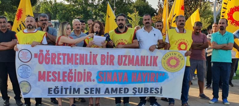 Eğitimsen Amed Şubesi: Öğretmenlik bir uzmanlık mesleğidir, sınava hayır !