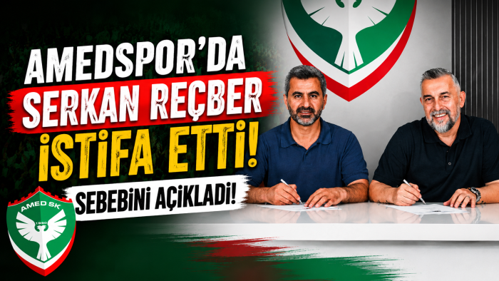 SON DAKİKA: Amedspor’da Şok Ayrılık! Serkan Reçber Görevinden İstifa Etti