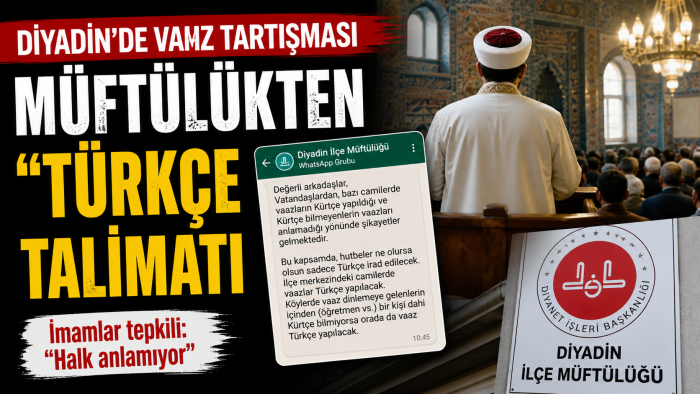 Kürtçe Hutbe Krizi: Müftülükten Türkçe Talimatı İddiası