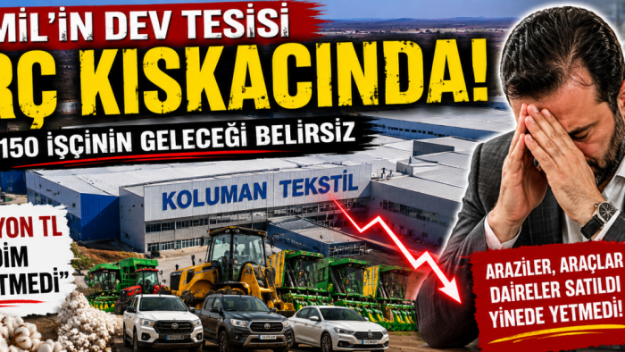 Diyarbakır'da 900 Milyonluk Borç Krizi: Koluman Tekstil Tefecilerin Baskısıyla Çöktü