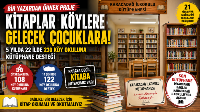 Bir Kitapla Başladı, Yüzlerce Okula Ulaştı