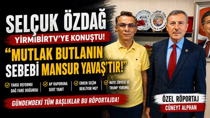 Selçuk Özdağ'dan Çarpıcı Açıklamalar: “Mutlak Butlanın Sebebi Mansur Yavaş'tır”