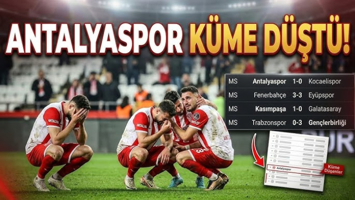 Antalyaspor Süper Lig’e veda etti: 10 yıllık serüven sona erdi