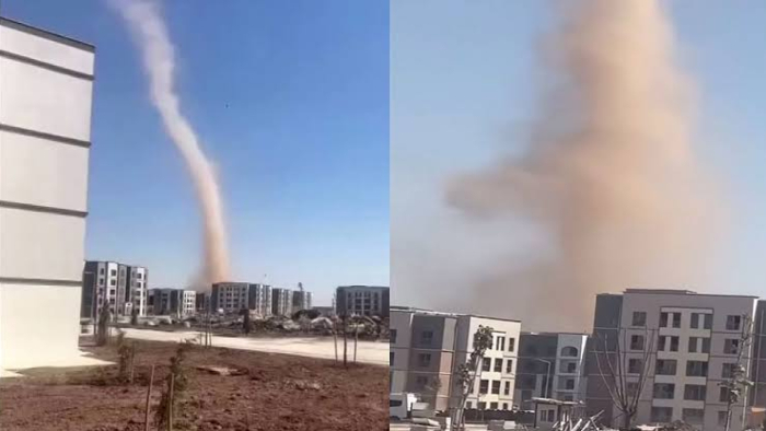 Diyarbakır’da Hortum Paniği: Fabrikaların Çatıları Uçtu